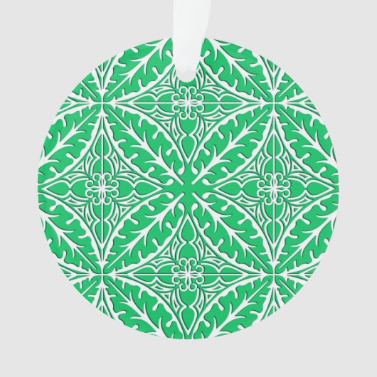 Carreaux marocains - vert jade et blanc (devant)