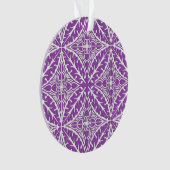Carreaux marocains - violet et blanc (devant)