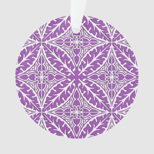 Carreaux marocains - violet et blanc (devant)
