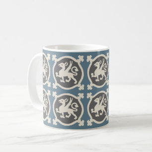 Carreaux médiévaux Griffin Coffee Mug