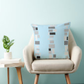 Carreaux MOSIAC Bleu clair DESIGN Oreiller à lance (Chaise)