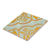 carreaux muraux classiques blancs et or (Côté)