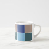 Carreaux nautiques monogramme personnalisé tasse e (Droite)