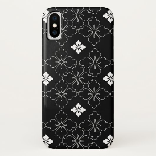 Carreaux noir et blanc iPhone / coque ipad (Dos)