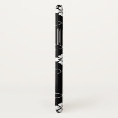 Carreaux noir et blanc iPhone / coque ipad (Dos/Droite)