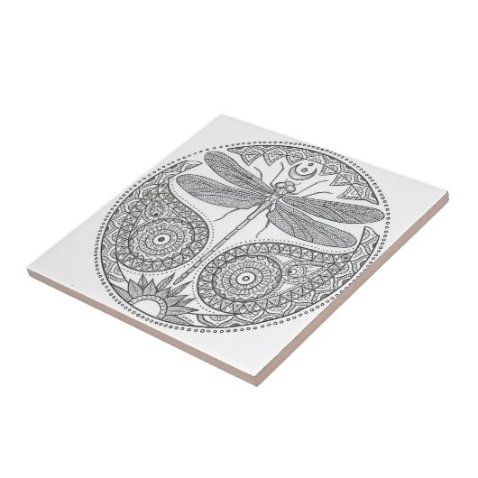 carreaux noirs et blancs (Côté)