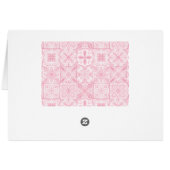 Carreaux ornés en rose (Dos Horizontal)