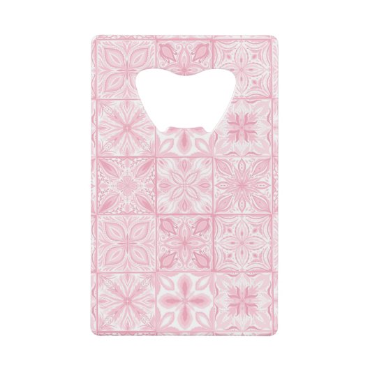 Carreaux ornés en rose (Devant)