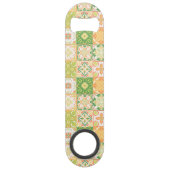 Carreaux ornés en vert et jaune (Devant)