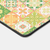 Carreaux ornés en vert et jaune (Coin)