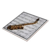 Carreaux personnalisables de musique saxophone (Côté)