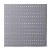 Carreaux Pois gris et rose (Devant)