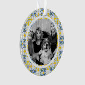 Carreaux portugais Cadre photo pour Noël en famill (devant)