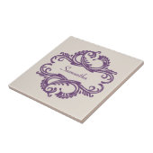 Carreaux pourpre Chic Damask (Côté)