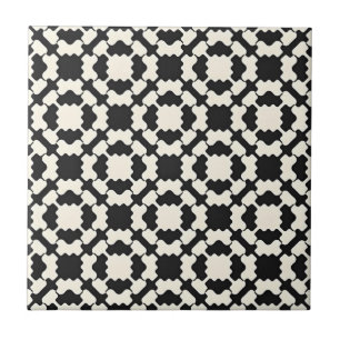 carreaux rhombus noirs et blancs grecs