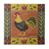 Carreaux - Rooster de ferme (Devant)