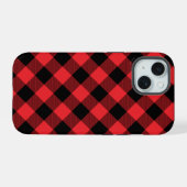 Carreaux Rouge Noir Buffalo (Verso Horizontal)