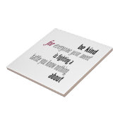 Carreaux Soyez Gentil (Côté)