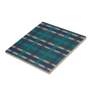 Carreaux Vichy Bleu Vert Violet Et Turquoise