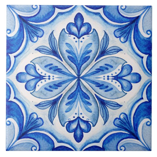 Carreaux vintage Blue Maiolica (Devant)