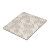 carreaux vintages géométriques noirs et blancs (Côté)