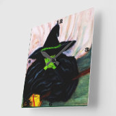 CARRÉE ASSISTANT DE OZ MELTING WITCH CARRÉ WALL HORLOGE (Angle)