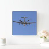 Carrée B-29 Horloge Bomber Doc (Maison)