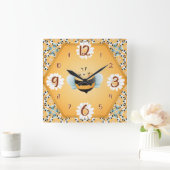 Carrée Belle horloge carré (Maison)