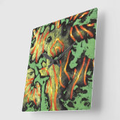 Carrée Code énergétique 100 - Monster Wall horloge (Angle)