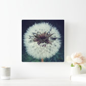 Carrée Dewy Dandelion Horloge ...Horloge! (Maison)