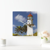 Carrée Diamond Head Lighthouse, O'ahu, horloge Hawai'i (Maison)