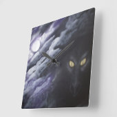 Carrée Dragon Moon- Horloge (Angle)