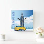 Carrée Empire Wall Horloge (Maison)