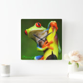 Carrée Frog 2 Horloge Avec Options (Maison)