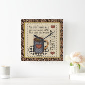 Carrée Grande horloge café (Maison)