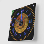 Carrée Hazel Horloge de Minuit (Angle)