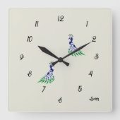 Carrée Horloge : (Recto)