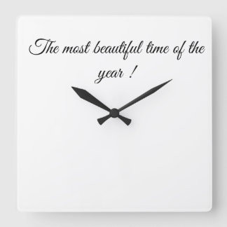 Carrée horloge