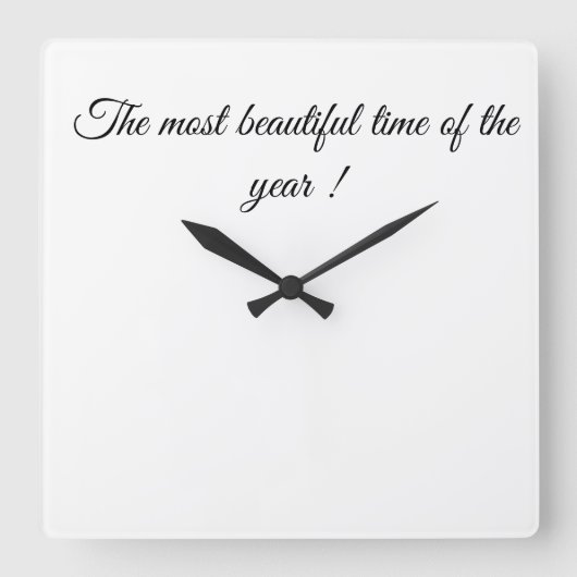 Carrée horloge (Recto)