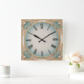 Carrée Horloge Art Déco (Maison)