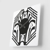 Carrée Horloge Art déco (Angle)