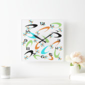 Carrée Horloge atomique du milieu du siècle (Maison)