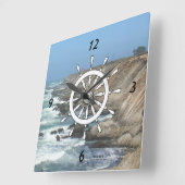 Carrée Horloge - Barre du navire (Angle)