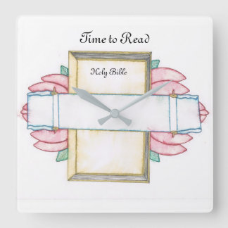Carrée Horloge biblique