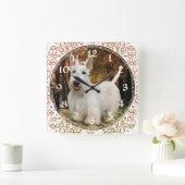 Carrée Horloge blonde comme les blés de Terrier (Maison)