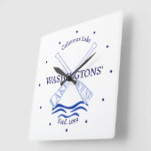 Carrée Horloge Cabine du chalet Lake House (Angle)