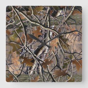 Carrée Horloge Camo qui se fond dans la maison comme aucu