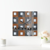 Carrée Horloge Carré Ikea Mirrors (Maison)