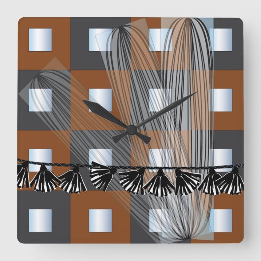 Carrée Horloge Carré Ikea Mirrors (Recto)