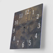 Carrée Horloge Carré Zombies (Angle)
